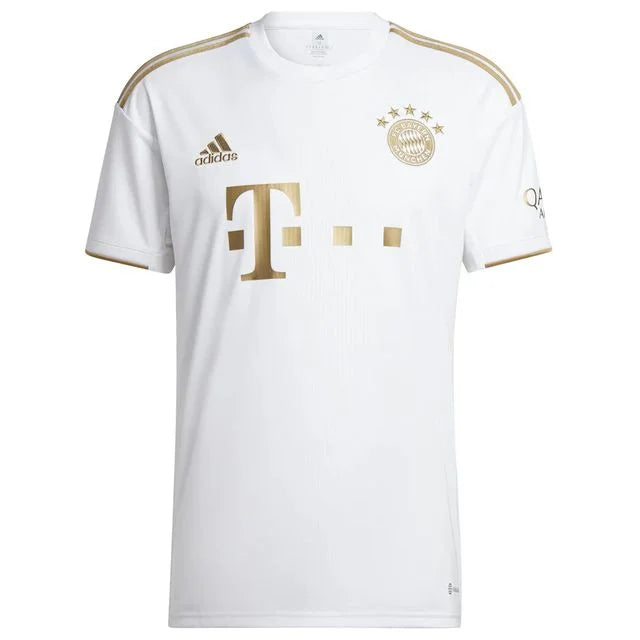 Camisola Bayer de Munchen II 22/23 - AD Torcedor Masculina - Branco e Dourado