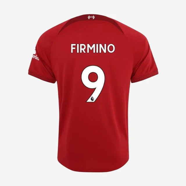 Camiseta Liverpool Primera Equipación 22/23 - NK Hombre Fan Personalizada FIRMINO N° 9