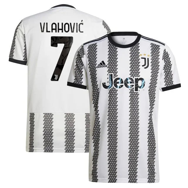 Camisola Juventus I 22/23 - AD Torcedor Masculina  Personalizada VLAHOVIC  N° 7
