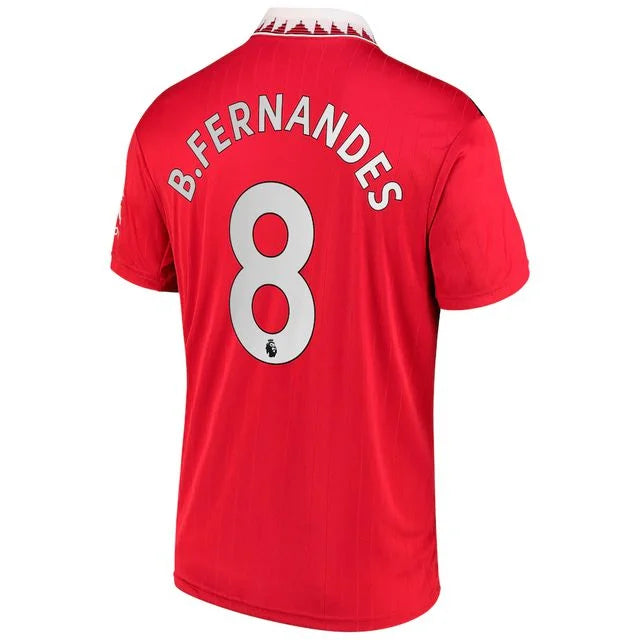 Manchester United Home Jersey 22/23 - AD Men's Fan Personalized B.FERNANDES N° 8