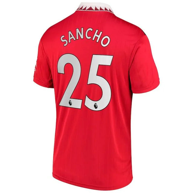 Manchester United Home Jersey 22/23 - AD Men's Fan Personalized SANCHO N° 25