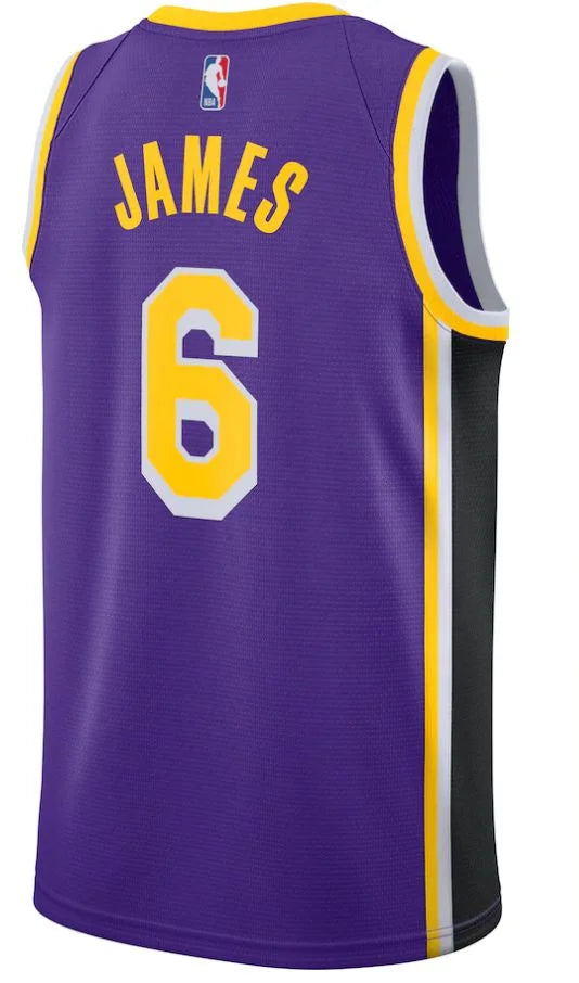 Los Angeles Lakers LeBron James 2122 Nº6 Tank Top - Fan - Men - Purple and Yellow