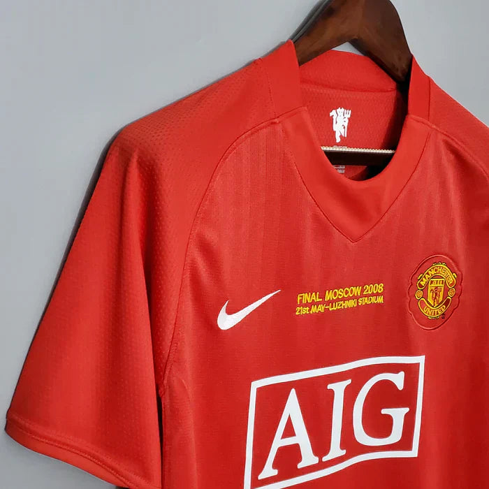 Camiseta Retro Manchester United Local 2007/08 - NK Torcedor Masculina