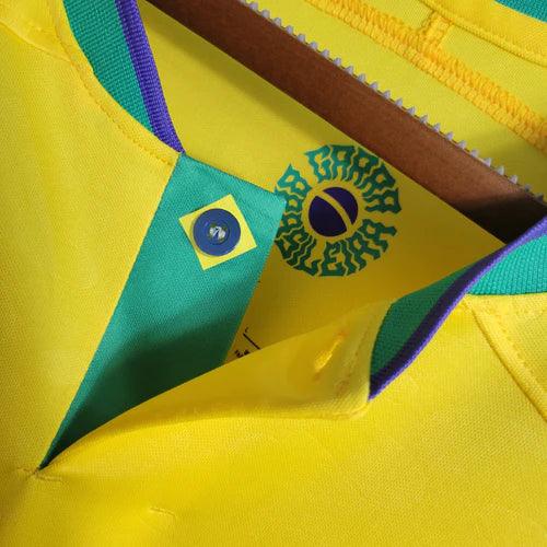 Camiseta Brasil I Mundial Qatar 2022 - NK Fan Hombre