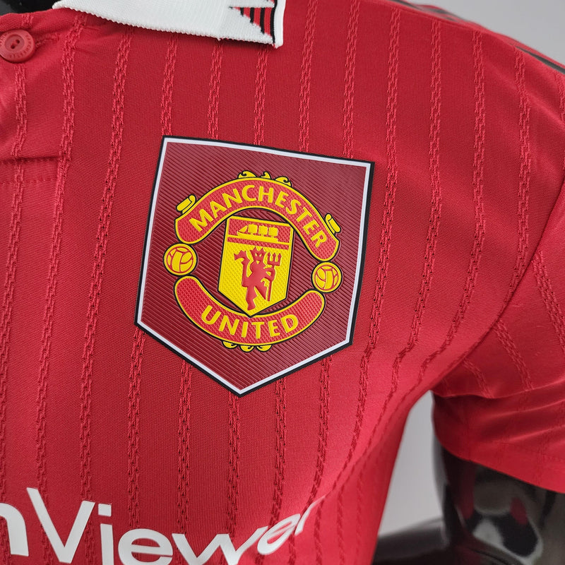 Camiseta Manchester United Local 22/23 - Versión jugador AD hombre - Rojo