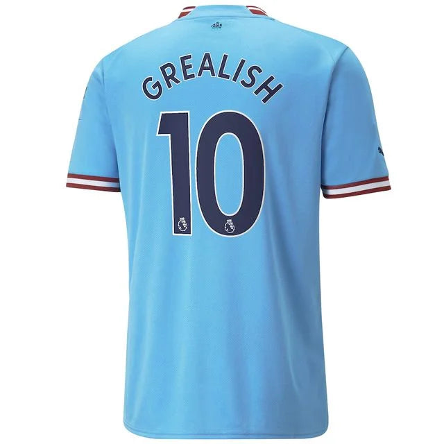 Manchester City Home Jersey 22/23 - PM Men's Fan Customized GREALISH N° 10