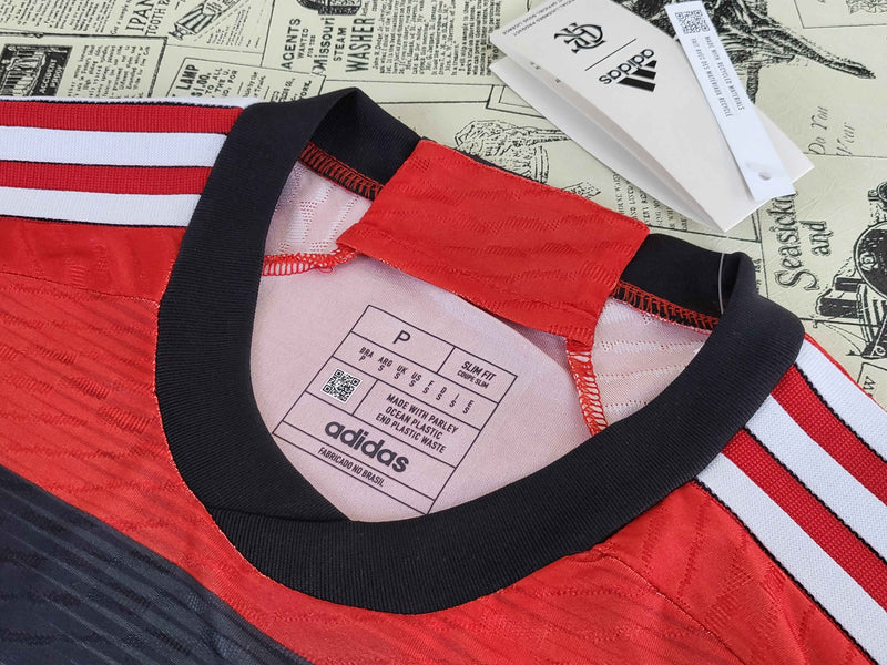 Camiseta Flamengo Primera Equipación 23/24 - Versión Jugador AD Hombre - Rojo