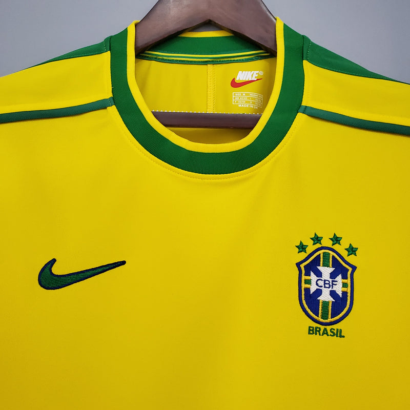 Camisola Retrô Seleção Brasileira 1998/98 Titular