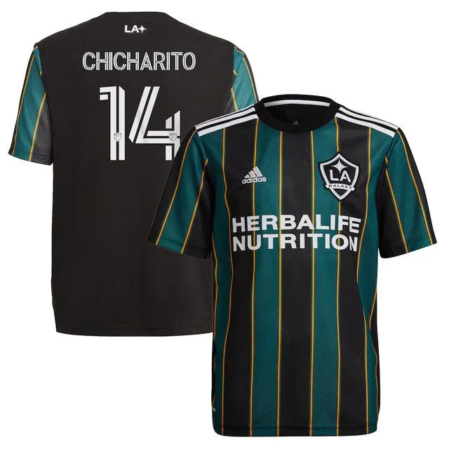 Maillot L.A Galaxy II 22/23 - AD Homme Fan Personnalisé CHICHARITO N° 14