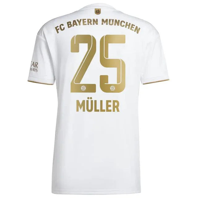 Maillot Bayern Munich II 22/23 - AD Fan Homme - Personnalisé MULLER N°25