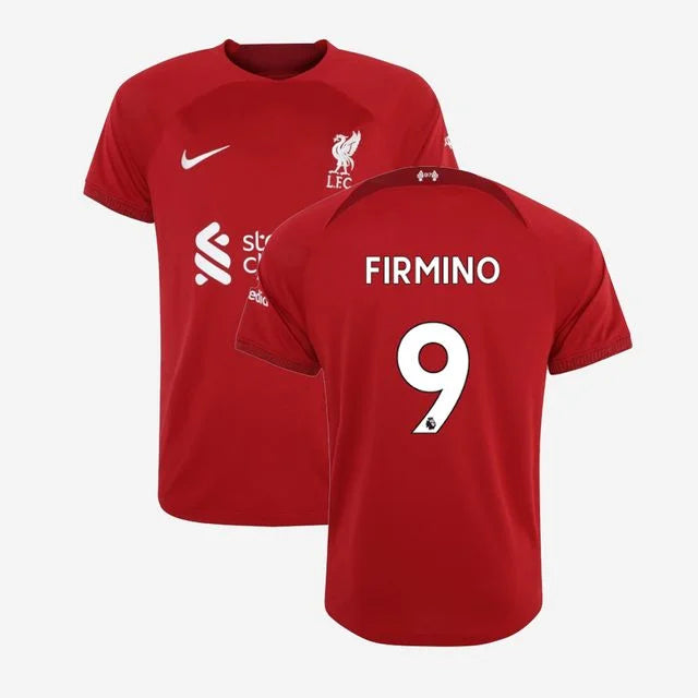 Camiseta Liverpool Primera Equipación 22/23 - NK Hombre Fan Personalizada FIRMINO N° 9