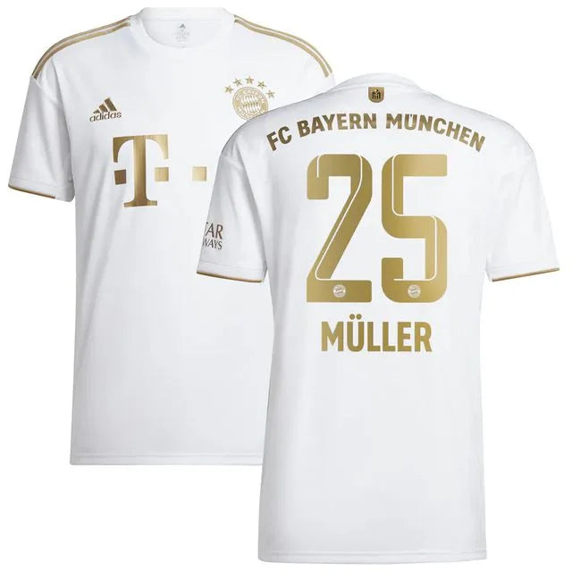 Camisola Bayern Munchen II 22/23 - AD Torcedor Masculina - Personalizada MULLER N°25