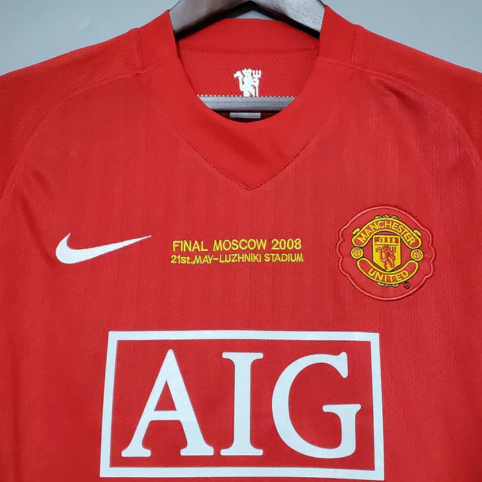 Camiseta Retro Manchester United Local 2007/08 - NK Torcedor Masculina
