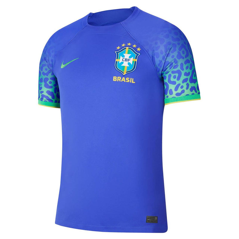 Camiseta Brasil II Mundial Qatar 2022 - NK Fan Masculino