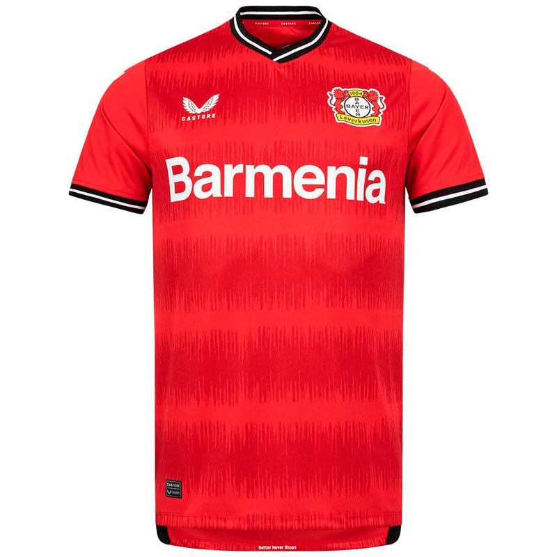 Maillot Bayer Leverkuse 22/23 - Supporter Castore pour hommes - Rouge