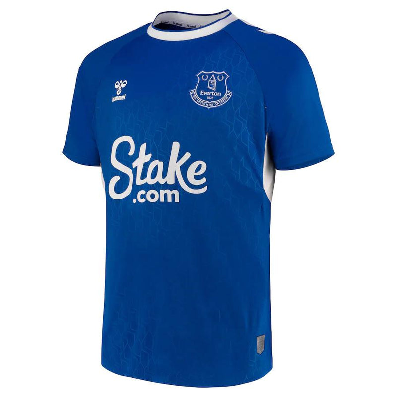 Camisola Everton I 22/23 - Hummel Torcedor  Masculina - Azul