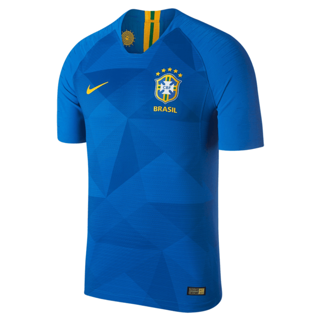 Camisola Brasil Retro II 2018 - NK Torcedor Masculina - Azul