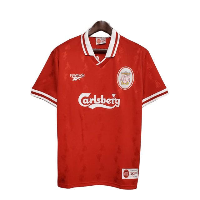 Camisola Liverpool Retro I 96/97 - Reebok Torcedor Masculina - Vermelho
