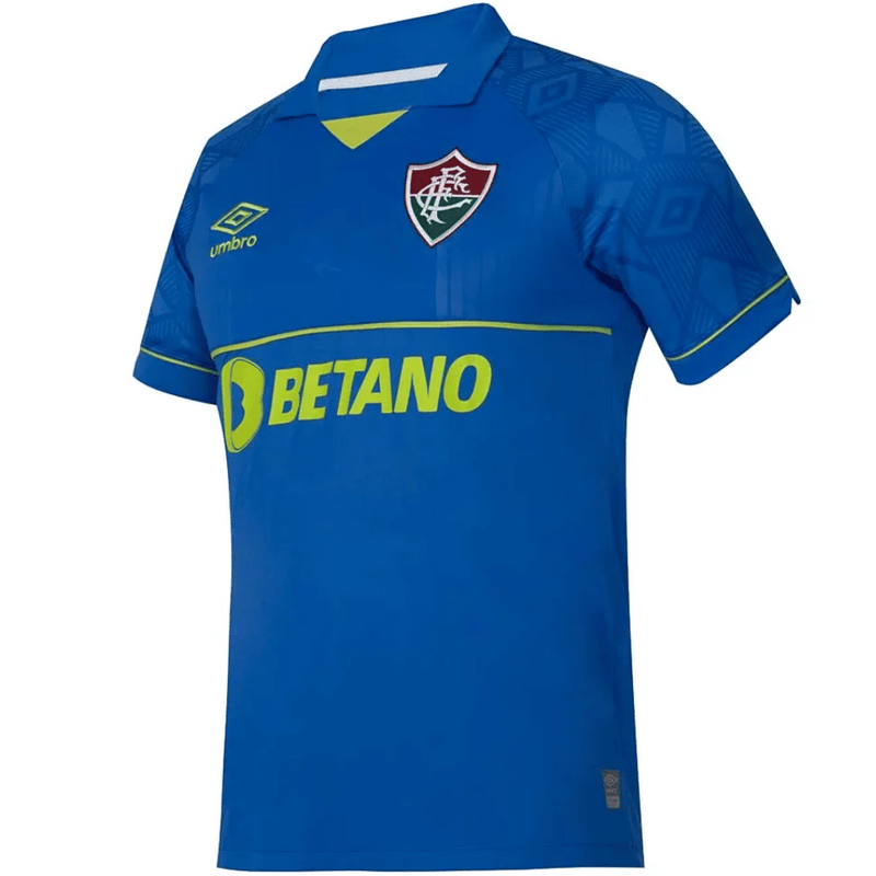 Camisola Fluminense Goleiro Azul 23/24 - UM Torcedor Masculina - Personalizada FÁBIO N°1