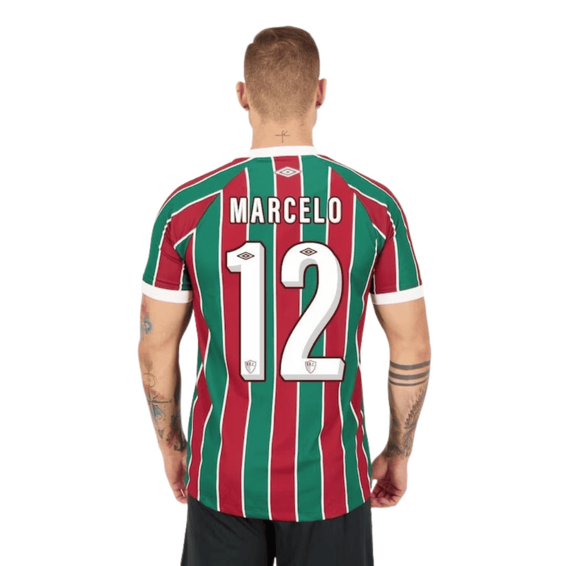 Camiseta Fluminense Local 23/24 - UM Fan Hombre - Personalizada MARCELO N°12