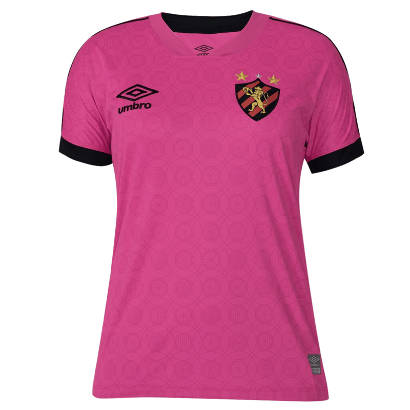 Camiseta deportiva rosa para fan de la UM de octubre de 2023 para mujer