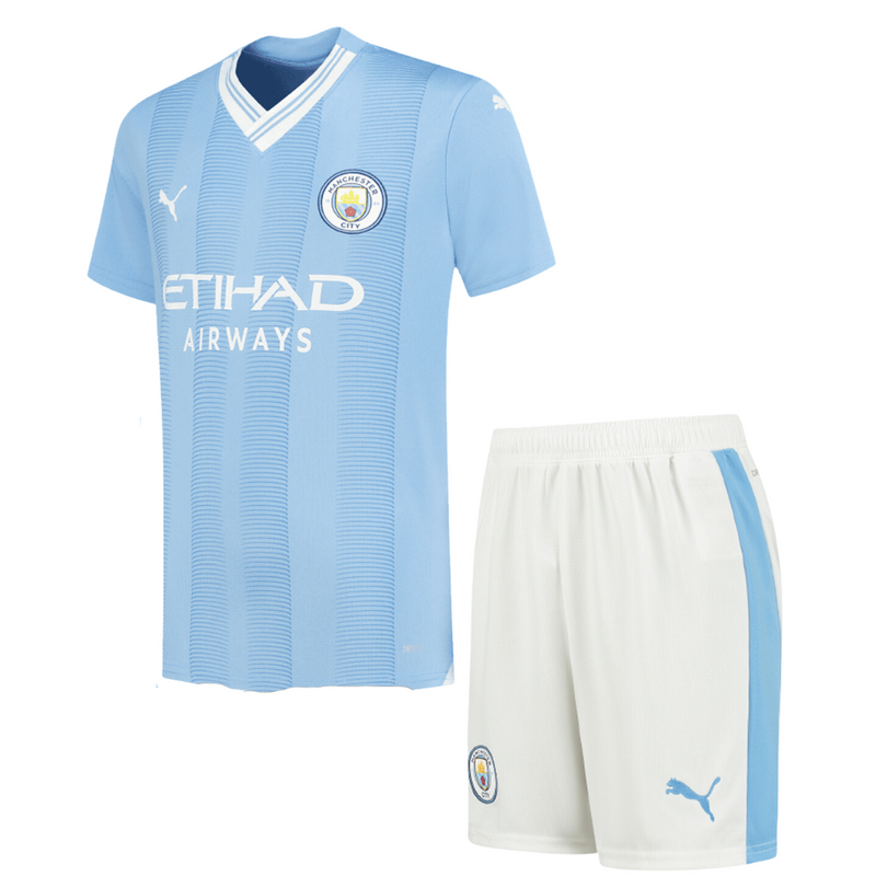 Kit infantil Manchester City Titular 23/24 - PM