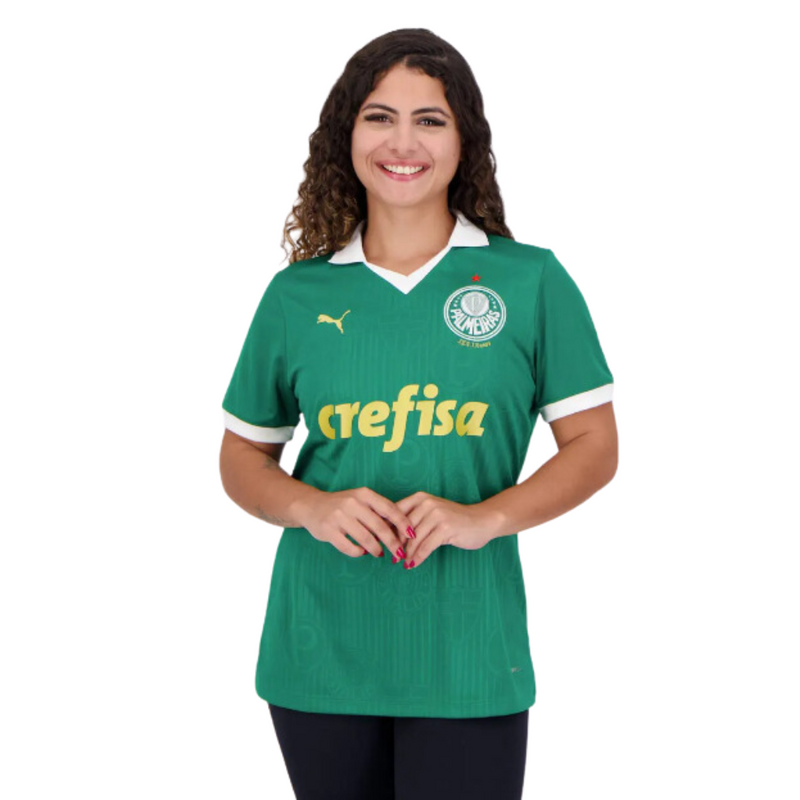Camisola Palmeiras Titular 24/25 - PM Torcedor Feminina