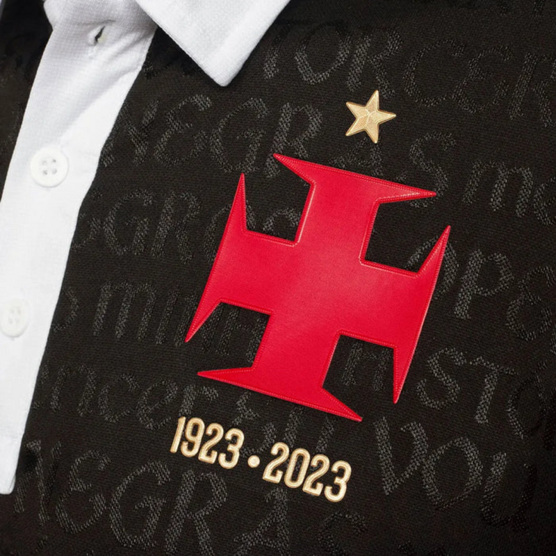 Vasco da Gama Shirt w/ Sponsorships lll 2023/24 Black - KP Torcedor