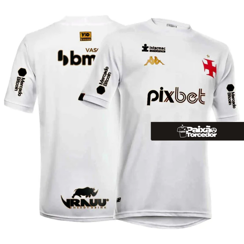 Camiseta de portero Vasco da Gama con Patrocinios lll 2023/24 Blanco - KP Torcedor