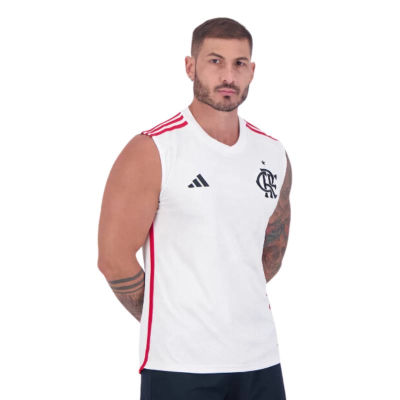 Camiseta Flamengo Reserva 24/25 Regata - AD Torcedor Masculina