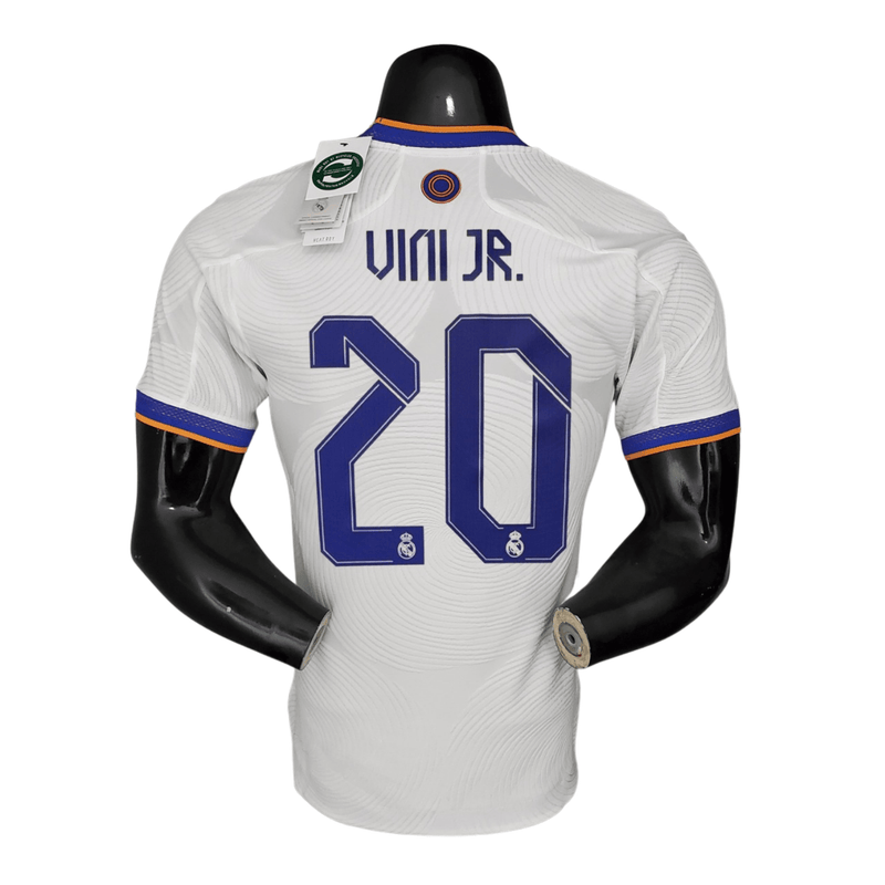 Camiseta Real Madrid Primera Equipación 21/22 - AD Personalizada Versión Jugador Hombre VINI JR. No.20