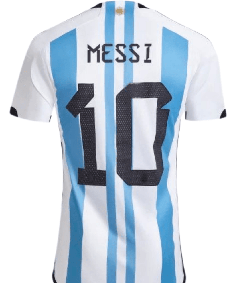 Camiseta Argentina Mundial I 22/23 - AD Fan Hombre Personalizada MESSI N° 10