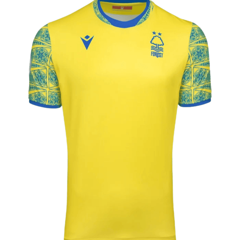 Nottingham Forest 22/23 Shirt - Macron Men's Fan - Yellow