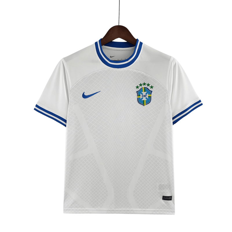 Camisola Brasil Conceito Branca 2022 - NK Torcedor Masculino