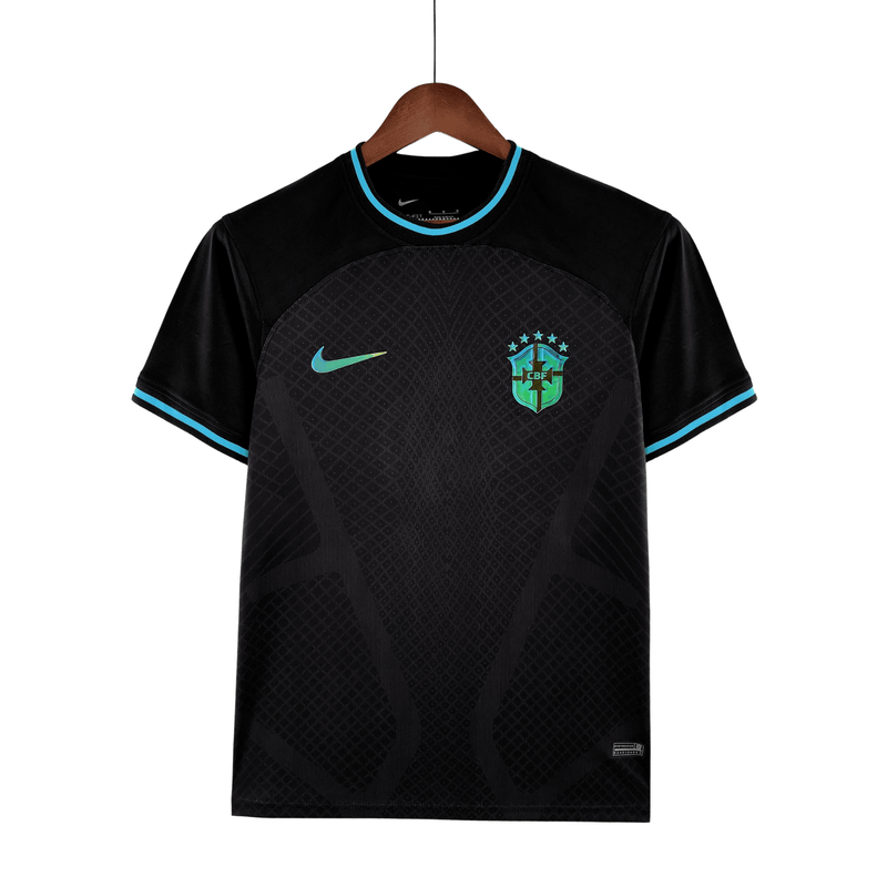 Camisola Brasil Conceito Black 2022 - NK Torcedor Masculino