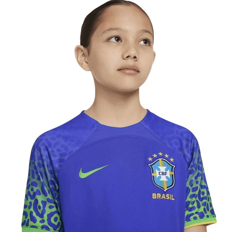 Equipación infantil del Mundial Brasil 2022 - NK Azul