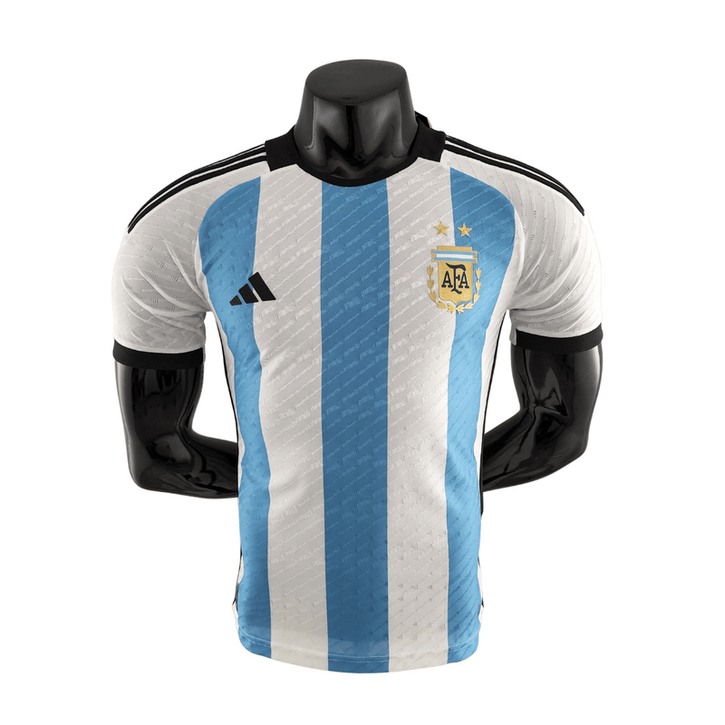 Camiseta Argentina Copa Mundial I 22/23 - Versión Jugador AD Hombre - Wc2022