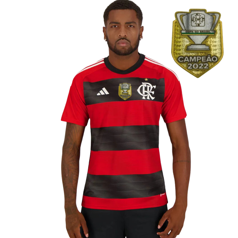 Camisola Flamengo Home 23/24 - AD Torcedor Masculina