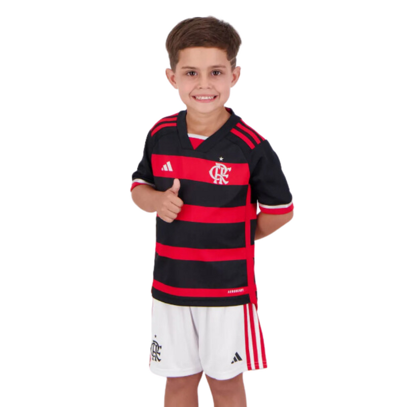 Kit infantil Flamengo Titular Uniforme 24/25 AD
