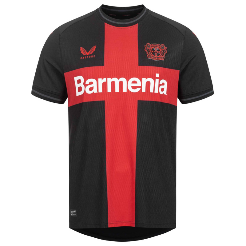 Camiseta primera equipación Bayer Leverkusen 23/24 - Castore Torcedor Masculina