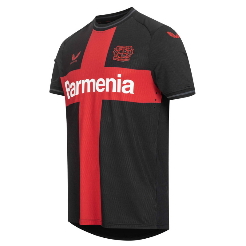 Bayer Leverkusen Home Shirt 23/24 - Castore Torcedor Masculina