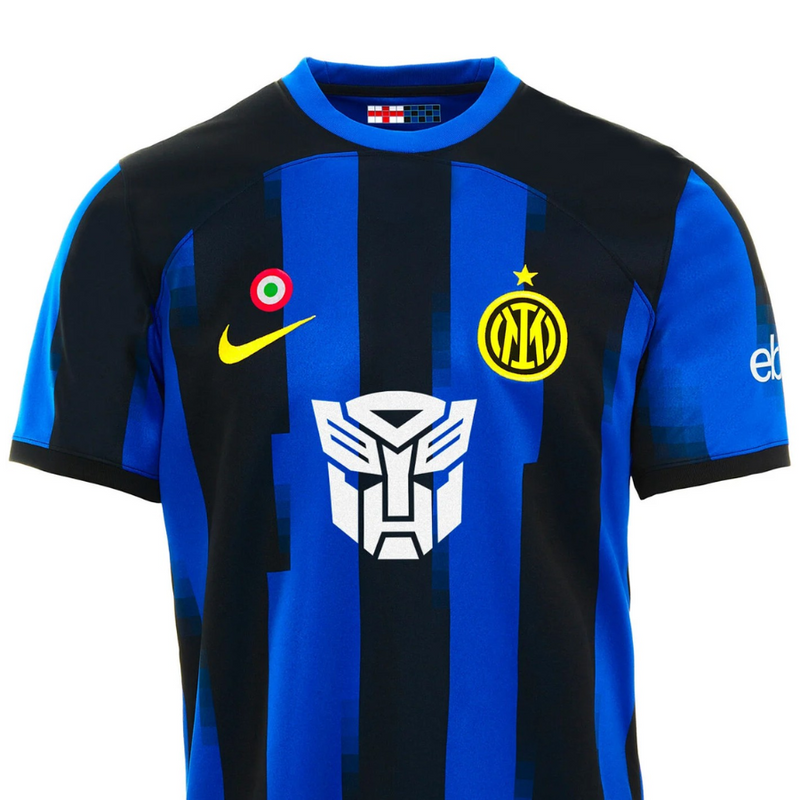 Camiseta Inter Milan Transformers Primera Equipación 23/24 - NK Torcedor Masculina