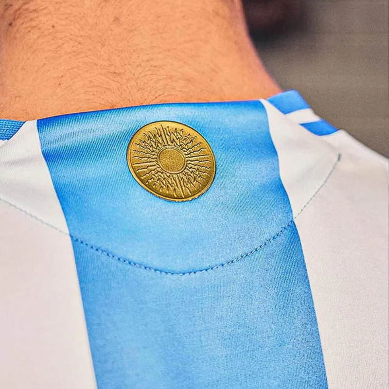 Argentina Home Shirt 24/25 - AD Torcedor Masculina Patch Campeão