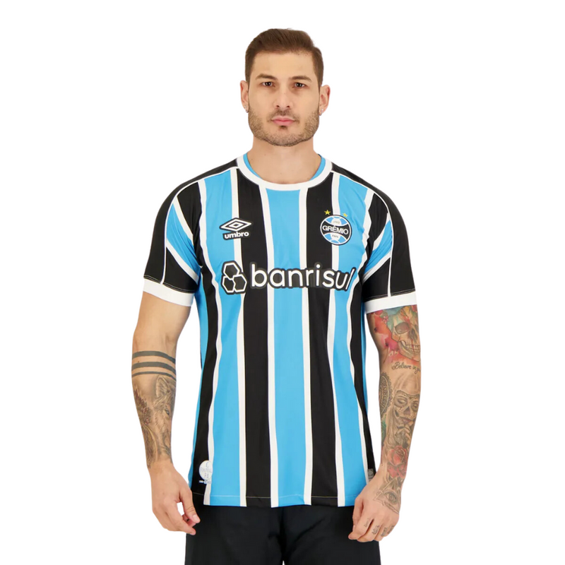 Camiseta personalizada Grêmio SUÁREZ Número 9 Local 24/25 - Aficionado UM Masculino