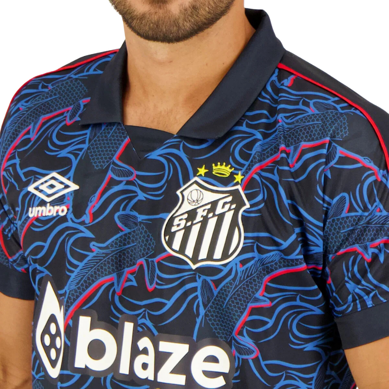 Camiseta Santos Tercera Uniforme 23/24 - Aficionado UM Masculino