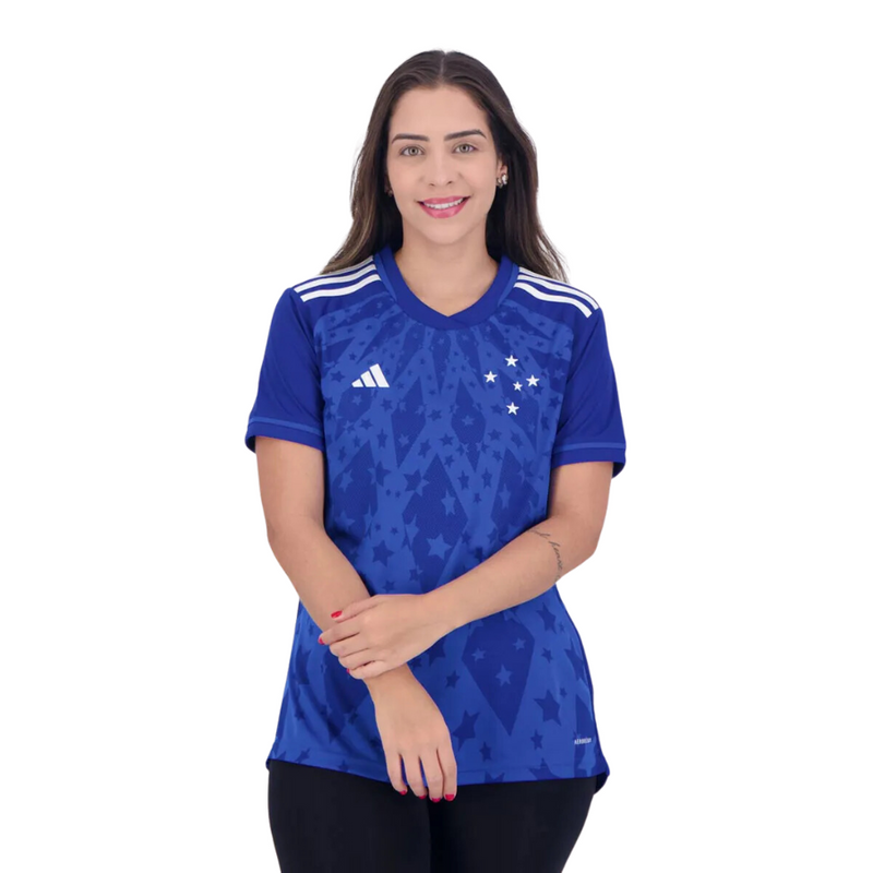 Camiseta Cruzeiro Primera 24/25 - AD Torcedor Feminina