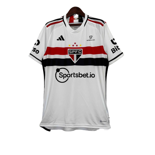 São Paulo Home 23/24 Jersey - AD Fan Men's All sponsorships - White