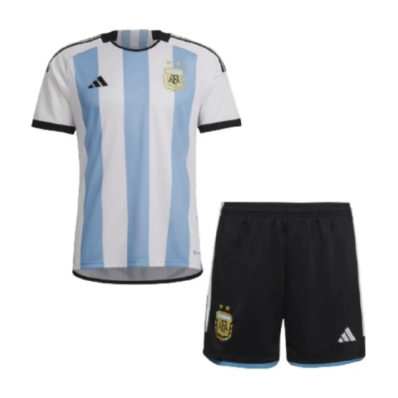 Kit infantil Argentina Personalizado Messi número 10 - Wc 2022