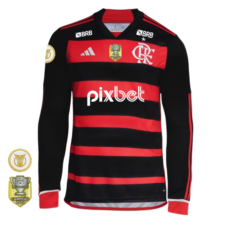 Camiseta manga larga Flamengo Primera Equipación 24/25 - AD