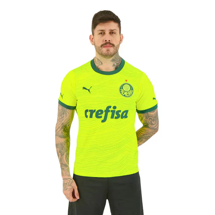 Camiseta Palmeiras Tercera Uniforme 2023/24 - Fan Masculino PM